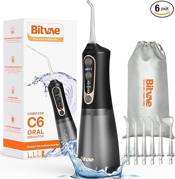 סילונית אלחוטית לשיניים Bitvae C6 Water Dental Flosser