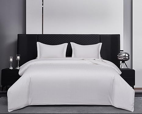 🛏️ סט ציפה ו-2 ציפיות גודל Queen למיטה זוגית 100% כותנה