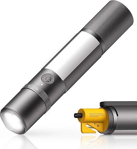 פנס חירום מגנטי רב-תכליתי עם נוקר חלונות HOTO Emergency Flashlight