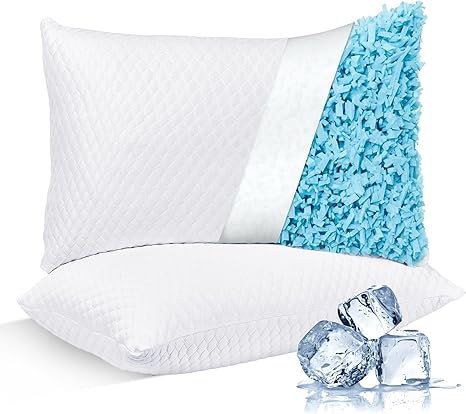 זוג כרית שינה NTCOCO Cooling Bed Pillows Queen Pack 2