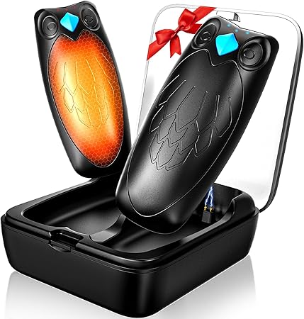 זוג מחממי ידיים נטענים עם קייס טעינה Hipappy 14000mAh