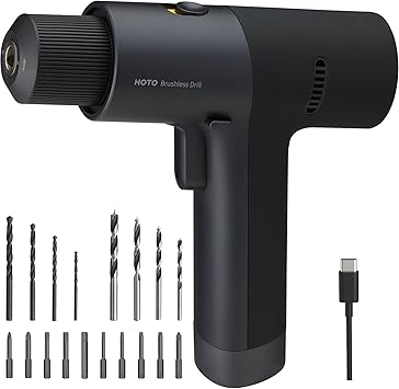 מקדחה חשמלית אלחוטית HOTO 12V Brushless Drill