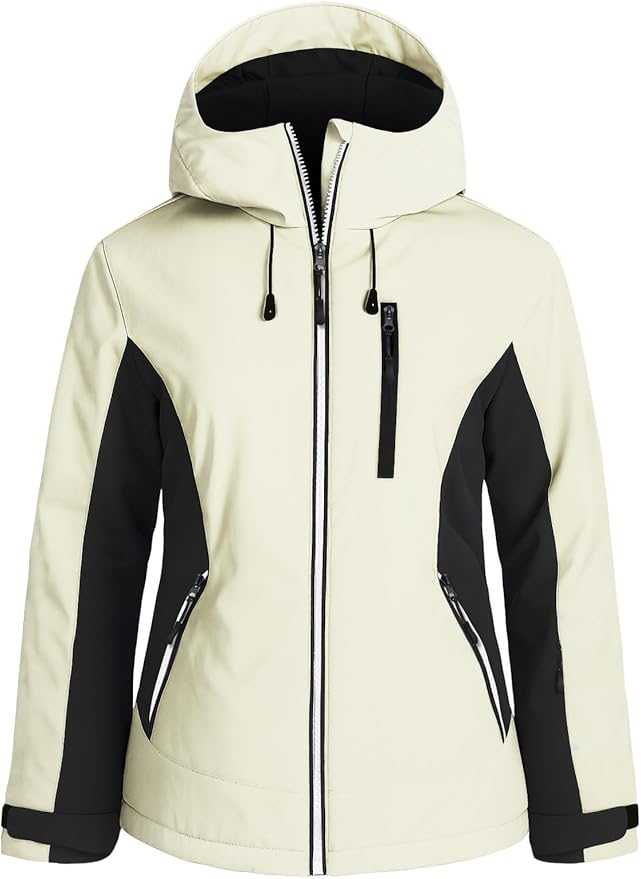 מעיל סקי עמיד למים לנשים GEMYSE Women's Waterproof Winter Jacket