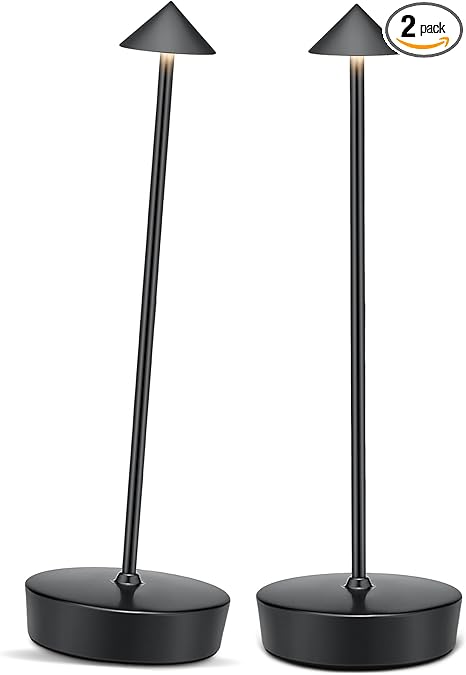 מנורות שולחן LED אלחוטיות XMINKDZA Cordless Table Lamp 2-Pack