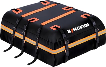 תיק מטען גג לרכב 425 ליטר Kingfun Car Rooftop Cargo Carrier 15