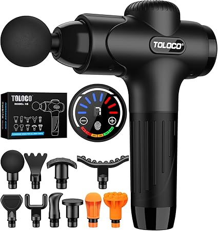 אקדח עיסוי רקמות עמוקות TOLOCO Massage Gun Deep Tissue