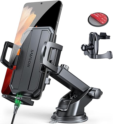 מעמד לרכב לסמארטפון SUUSON כולל מנגנון טלסקופי חכם