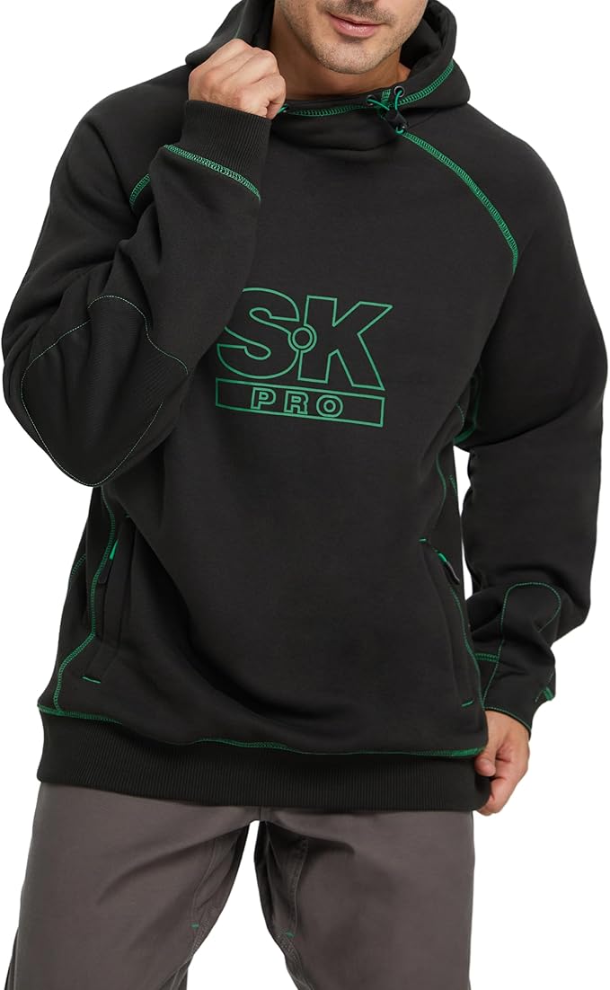 קפוצ'ון לגברים SKPRO  עם רוכסנים וכיסים מרופד פליז