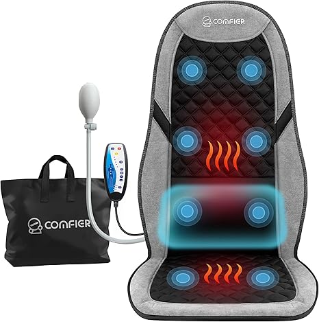 כסא עיסוי גב עם חימום COMFIER Back Massager with Heat