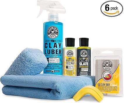 ערכת ניקוי לרכב עם קליי בר Chemical Guys Complete Clay System (CLY700)