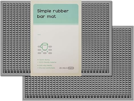 זוג משטחי ייבוש לכלים בגודל 45×30 ס"מ כל משטח ZJWZLG