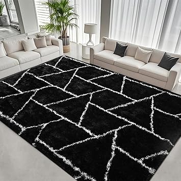 שטיח בגודל 244x 305 ס"מ בעיצוב גאומטרי מודרני  FALARK