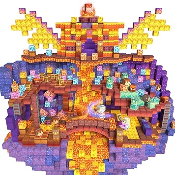 ערכת קוביות מגנטיות להרכבה ומשחק לילדים 200 חלקים Rurvale 200Pcs