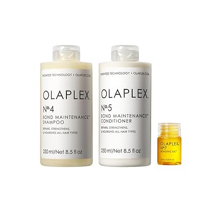 ערכת טיפוח לשיער Olaplex Wash and Shine Hair Kit – No. 4, 5, 7