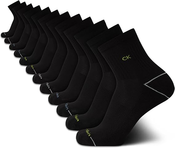 🧦 מארז 12 זוגות גרביים לגברים Calvin Klein