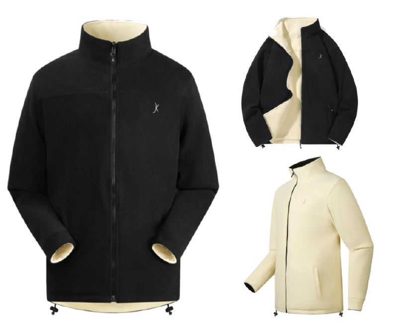 מעיל פליז עבה דו צדדי יוניסקס Joseph Kauffman Windblock Pro-X