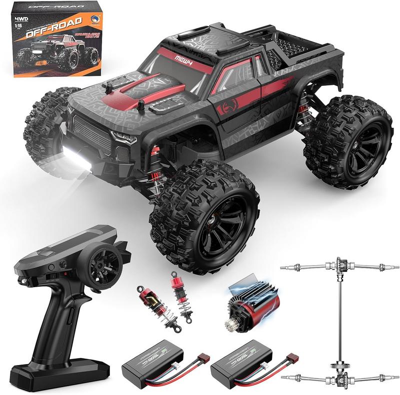 רכב שטח על שלט 4X4 הנעה MEW4 1/16 מנוע Brushless כולל 2 סוללות