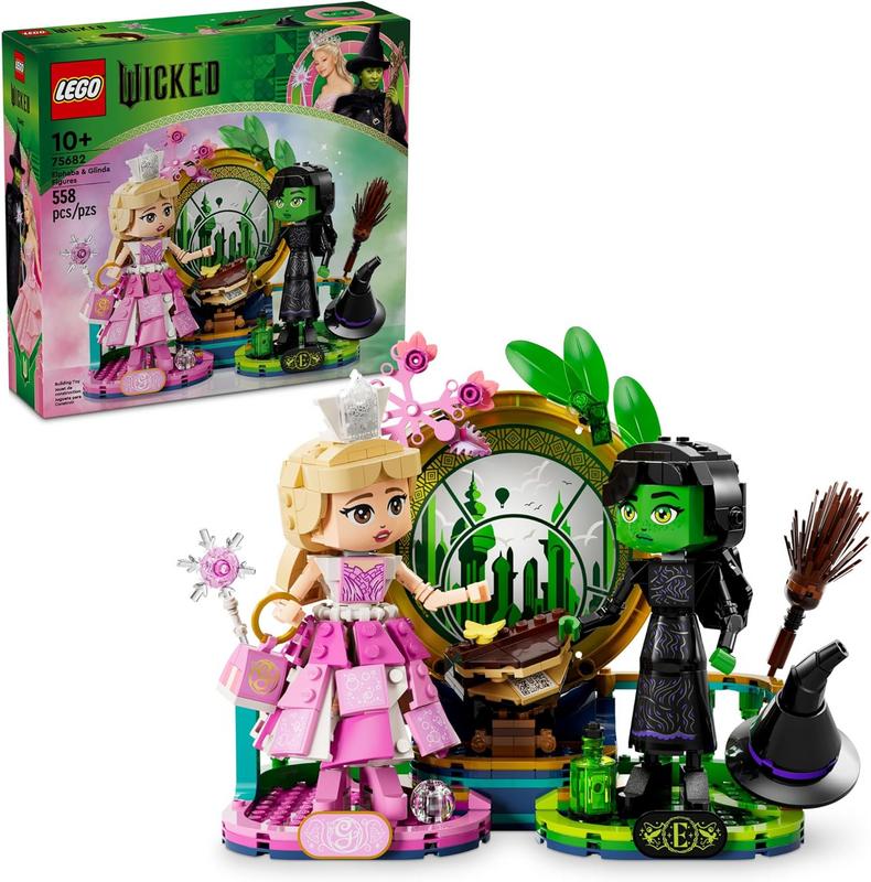 צעצועי הרכבה דמויות Wicked: אלפבה וגלינדה LEGO 75682