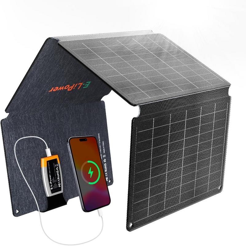 פאנל סולארי מתקפל לנייד 36W E-LiPower