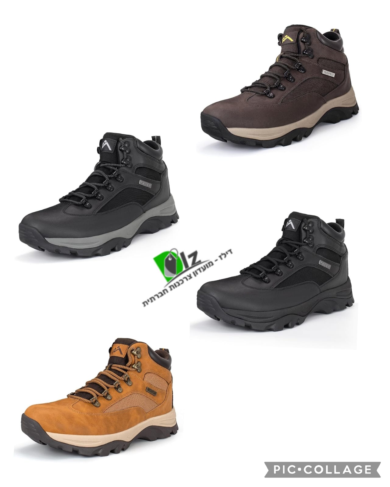נעלי טיולים עמידות למים לגברים CC-Los Mens Waterproof Hiking Boots
