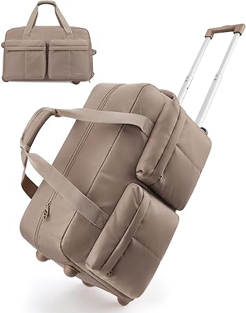 תיק גלגלים נגלל BAGSMART 42L Rolling Duffle Bag