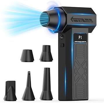 💨 מפוח אוויר חשמלי נטען PECODE Compressed Air Duster – טורבו לניקיון