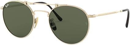 משקפי שמש יוניסקס Ray-Ban Unisex RB8147 Titanium Round