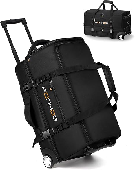 תיק נסיעות טרולי עם גלגלים 21 אינץ' Ponhog