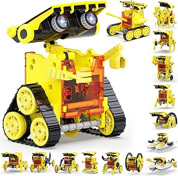 ערכת רובוט סולארי לילדים 30 ב-1 Wesfuner 30-in-1 STEM Solar Robot Kit