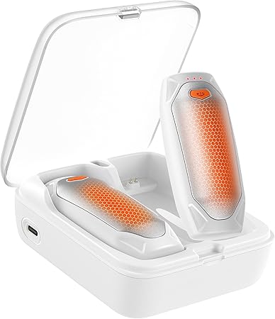 זוג מחממי ידיים נטענים Kesguar כולל קייס טעינה 10000mAh! 🔥