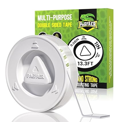 סרט הדבקה דו צדדי ננו שקוף 4 מטר PAGFAER Double Sided Nano Tape
