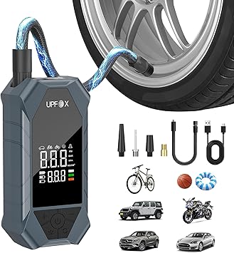 משאבת אוויר ניידת לרכב UPFOX ACI-2 – קומפרסור חכם ועוצמתי ללחץ עד 150psi