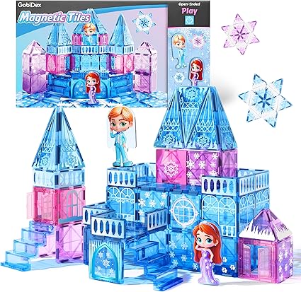 קוביות מגנטיות טירת נסיכה GobiDex Princess Castle Magnetic Building Blocks
