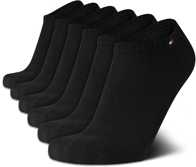 שישיית גרבי קרסול לגבר טומי הילפיגר Tommy Hilfiger Mens No Show Socks 6 Pack