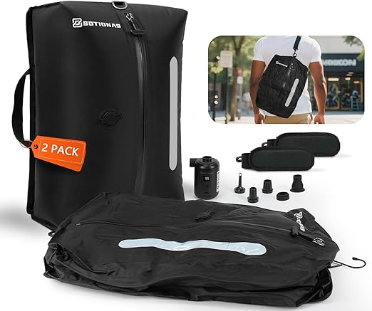 מארז 2 שקיות ואקום לנסיעות עם משאבה אלחוטית- SOTIONAS Vacuum Seal Bags For Clothing Travel 2Pack