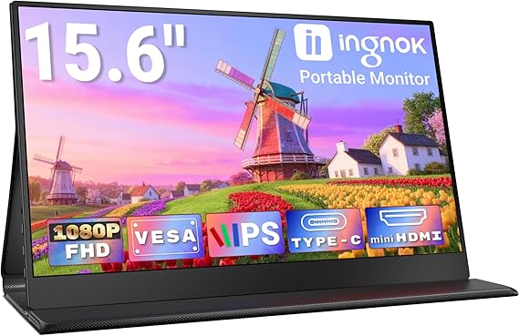 מסך נייד Ingnok בגודל 15.6 אינץ' Full HD