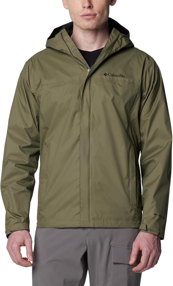 מעיל גשם עם כובע לגברים קולומביה Columbia Watertight II