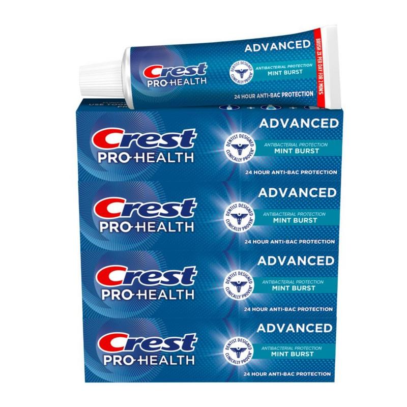 מארז 4 משחות שיניים אנטיבקטריאלית Crest Pro-Health Advanced  ( 148 מ"ל כל אחת)