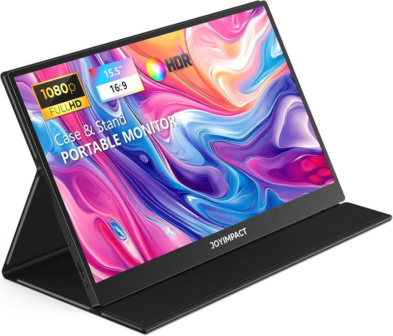 מסך נייד למחשב נייד JoyImpact בגודל 15.6 אינצ׳ IPS FHD 1080P