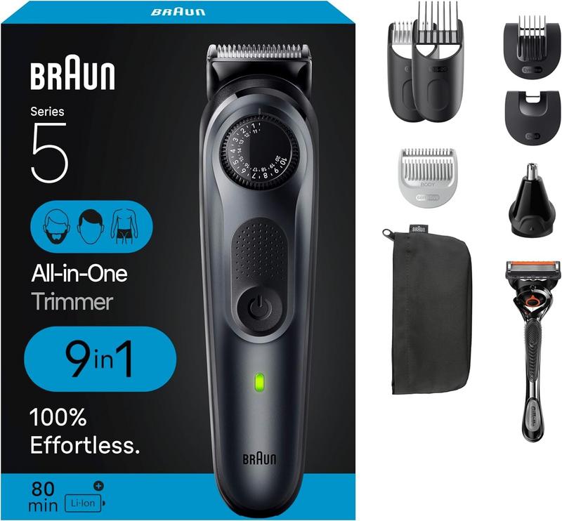 ערכת טיפוח לגבר 9 ב-1 Braun All-in-One Style Kit Series 5 5470