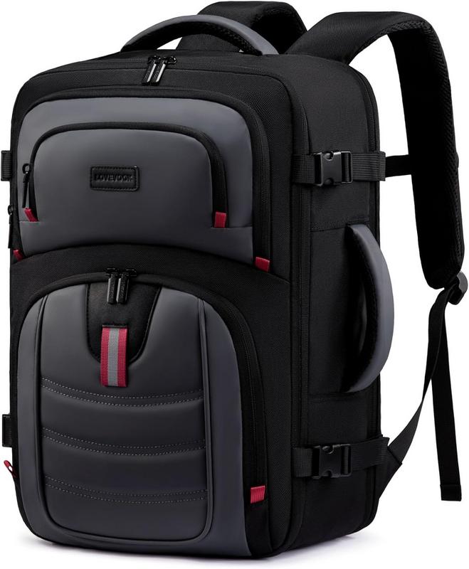תיק גב נסיעות 40 ליטר LOVEVOOK עם 3 קוביות אריזה ותא למחשב נייד 17.3 אינץ׳