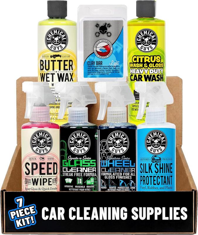 ערכת ניקוי וטיפוח לרכב (סט 7 חלקים) Chemical Guys Starter Car Care & Cleaning Kit