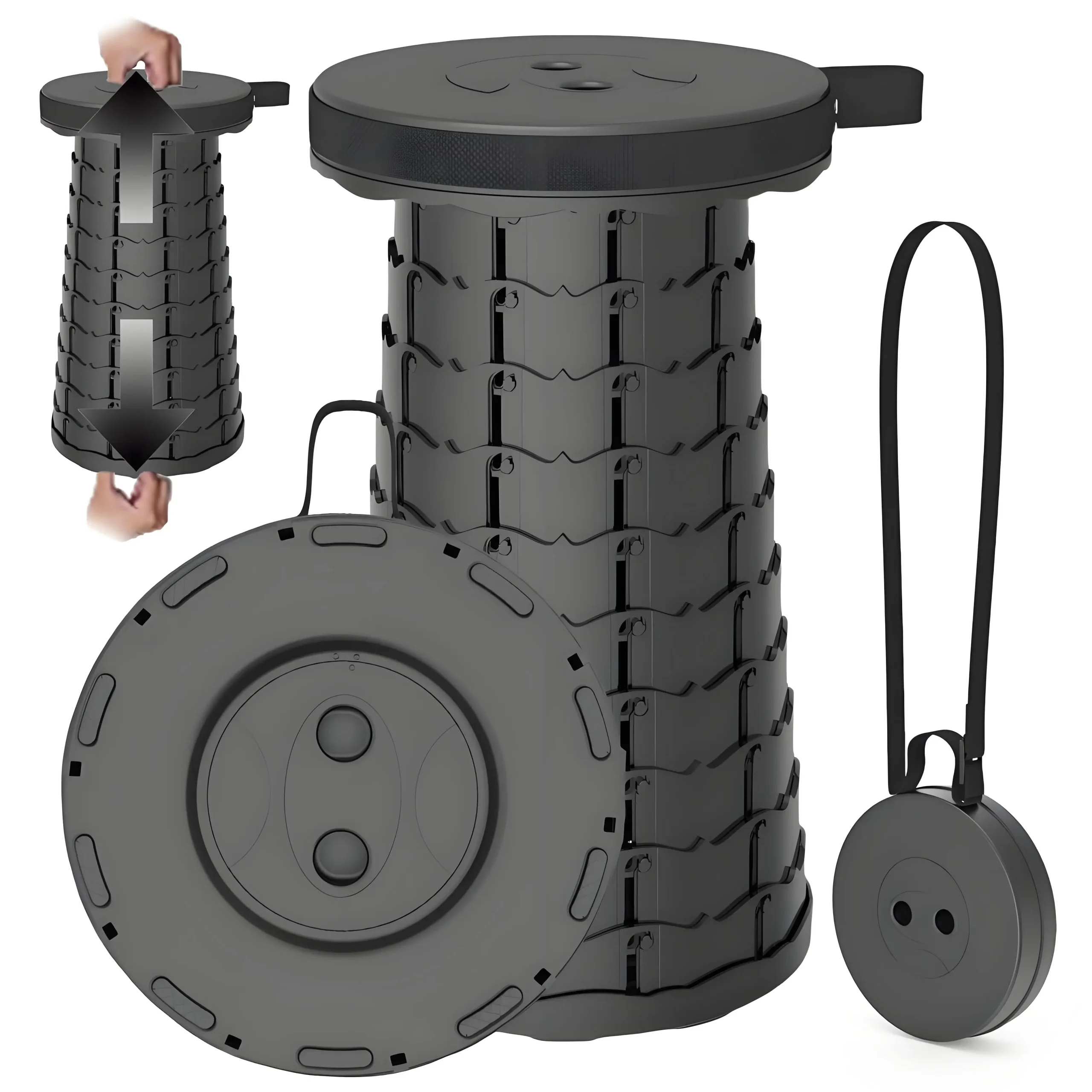 כיסא קמפינג מתקפל נייד לקמפינג, דייג, הופעות ונסיעות