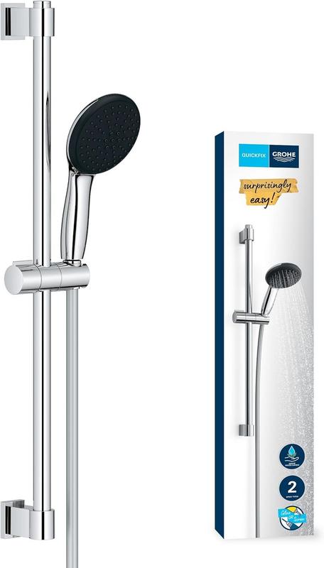 סט מקלחת כולל מזלף GROHE Vitalio 110