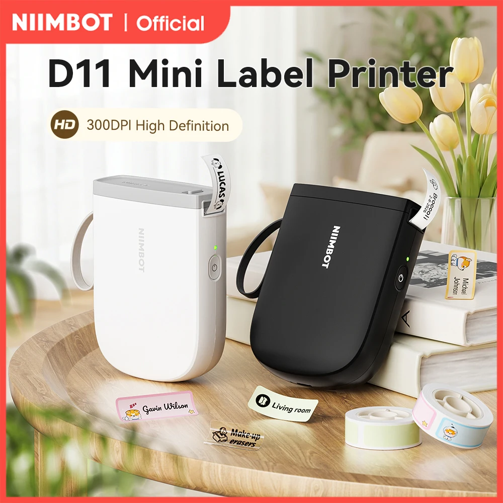 מדפסת תוויות ניידת NIIMBOT D11 גרסה חדשה