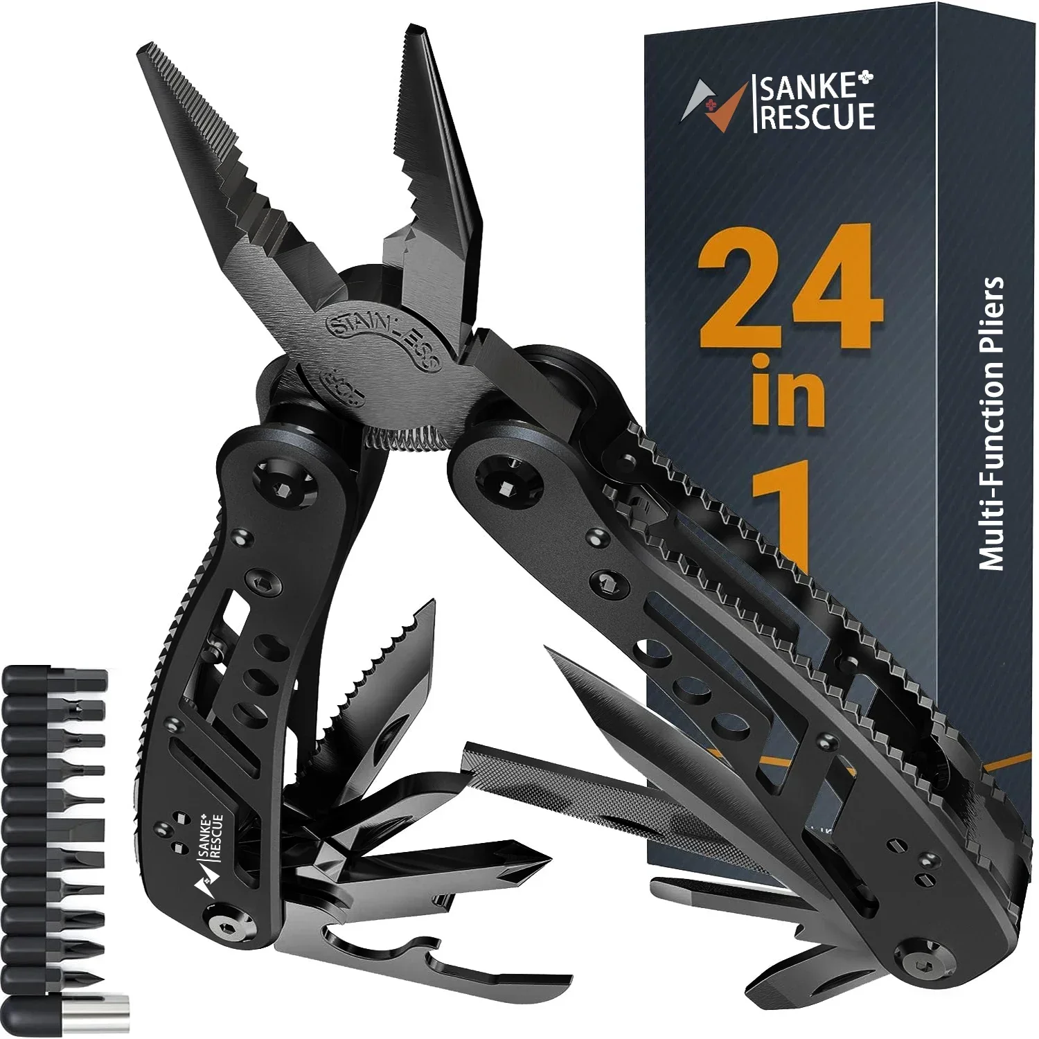 פלייר אלכסוני רב-תכליתיים 24 ב-1 Sanke Rescue Multitool