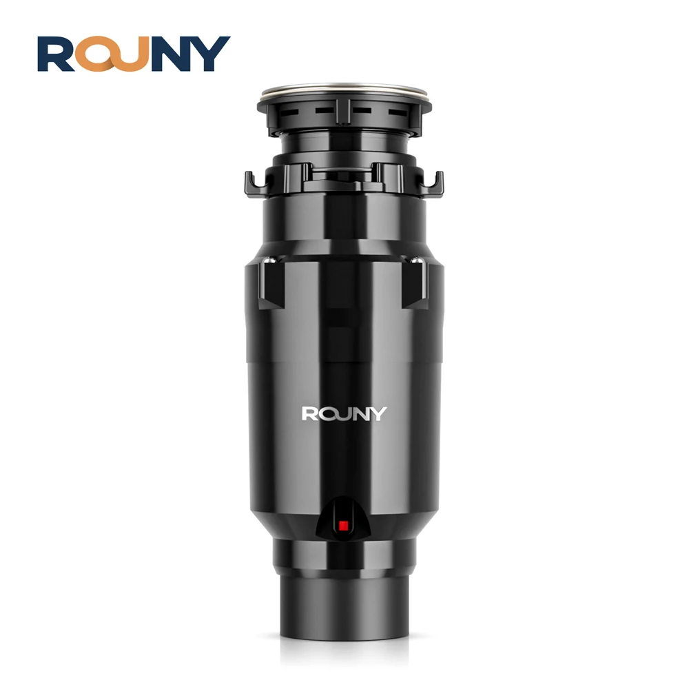 טוחן אשפה ביתי עם מנגנון הפחתת רעש, 1/2 כ"ס, מערכת טחינה מנירוסטה