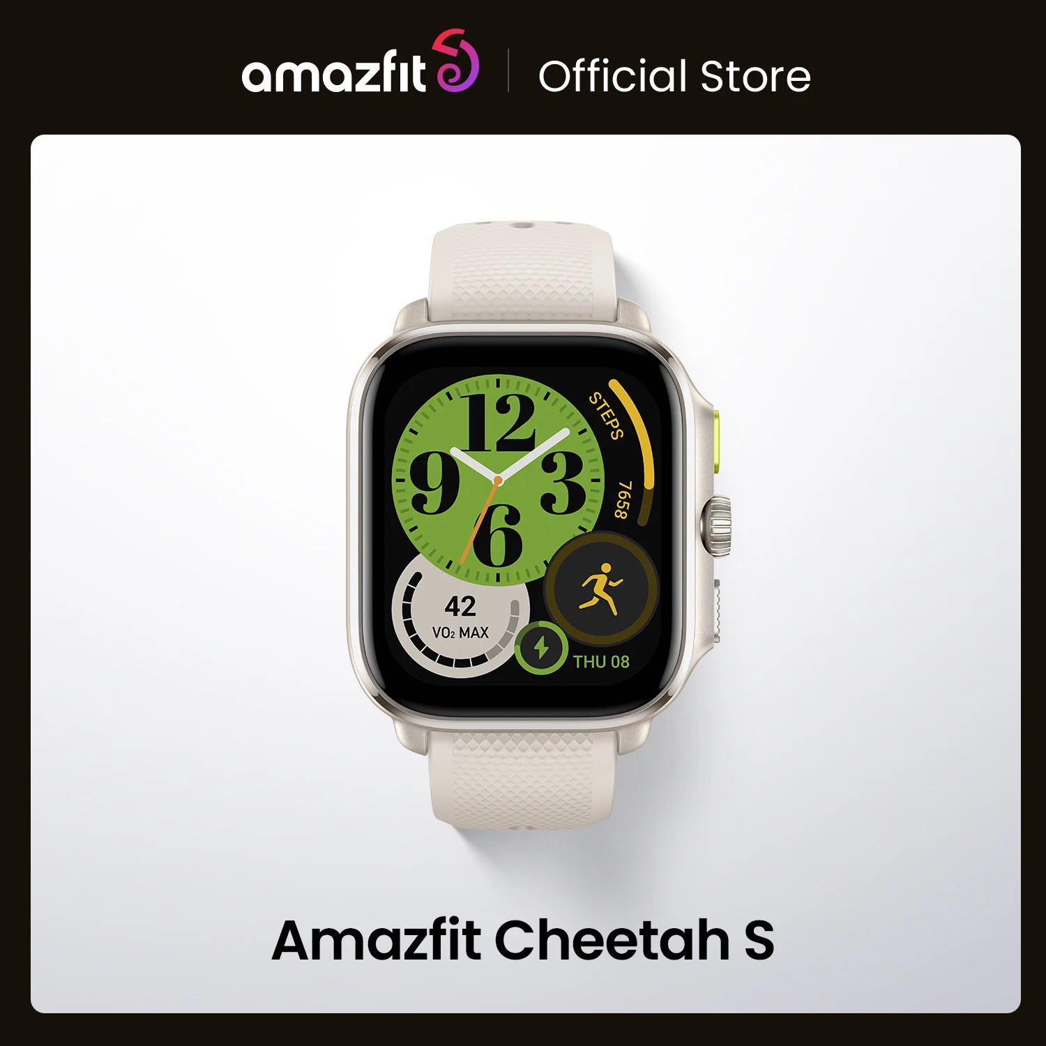 שעון חכם לאימונים ואורח חיים Amazfit Cheetah Square 44mm
