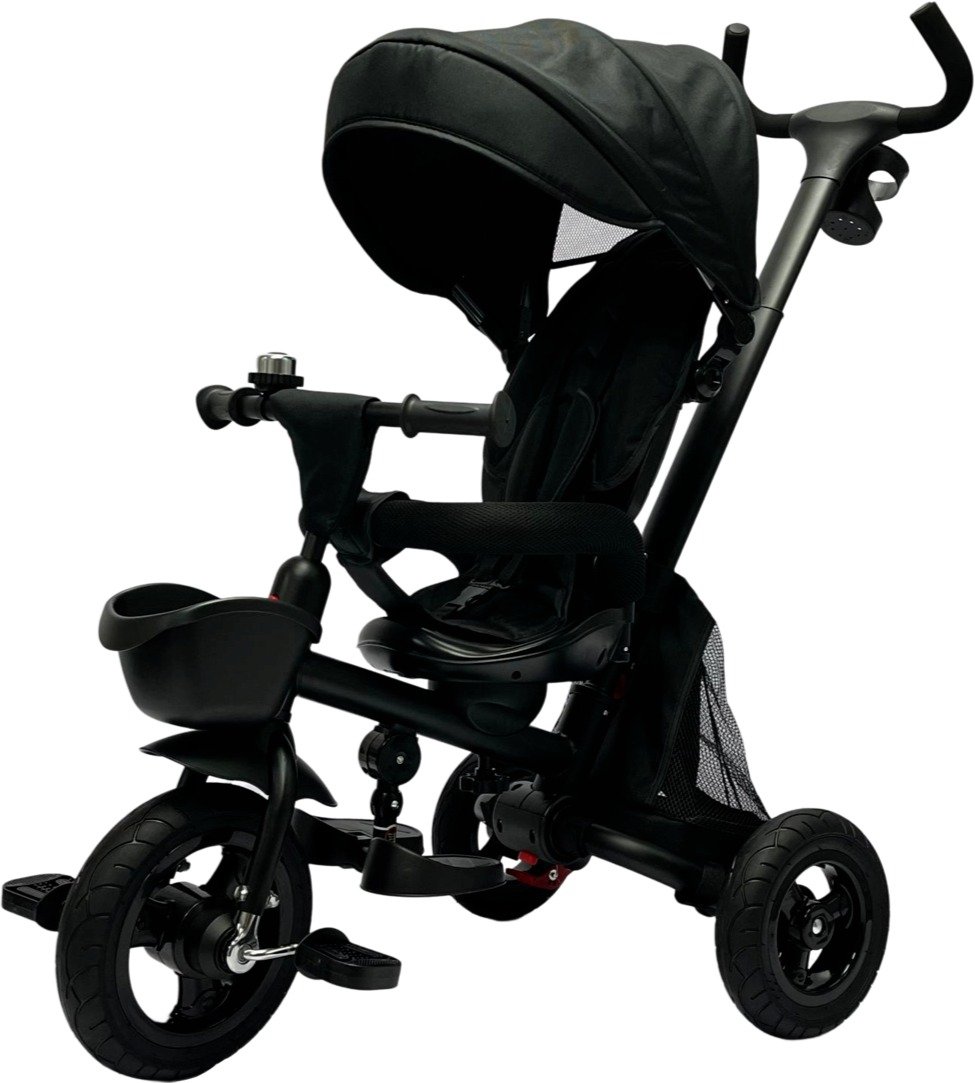 תלת אופן רב שלבי לילדים BabySafe Trilo בצבע שחור