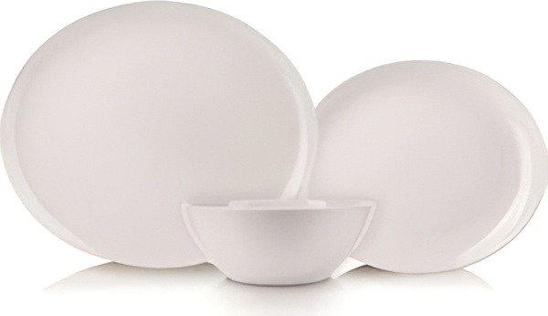 סט צלחות פורצלן 18 חלקים ל-6 סועדים מבית Naaman – דגם Mily